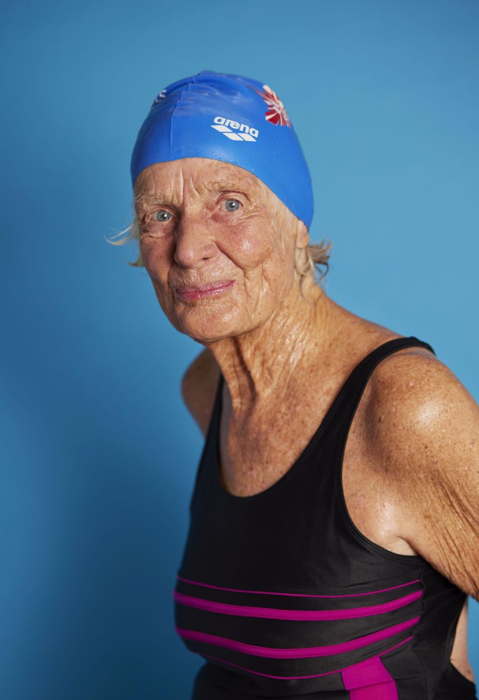 Menschen aus dem Wasser - Porträts von Schwimmerinnen und Schwimmern. Projekt in Zusammenarbeit mit dem Kunstkreis Gräfelfing für die Ausstellung Pool Positions.