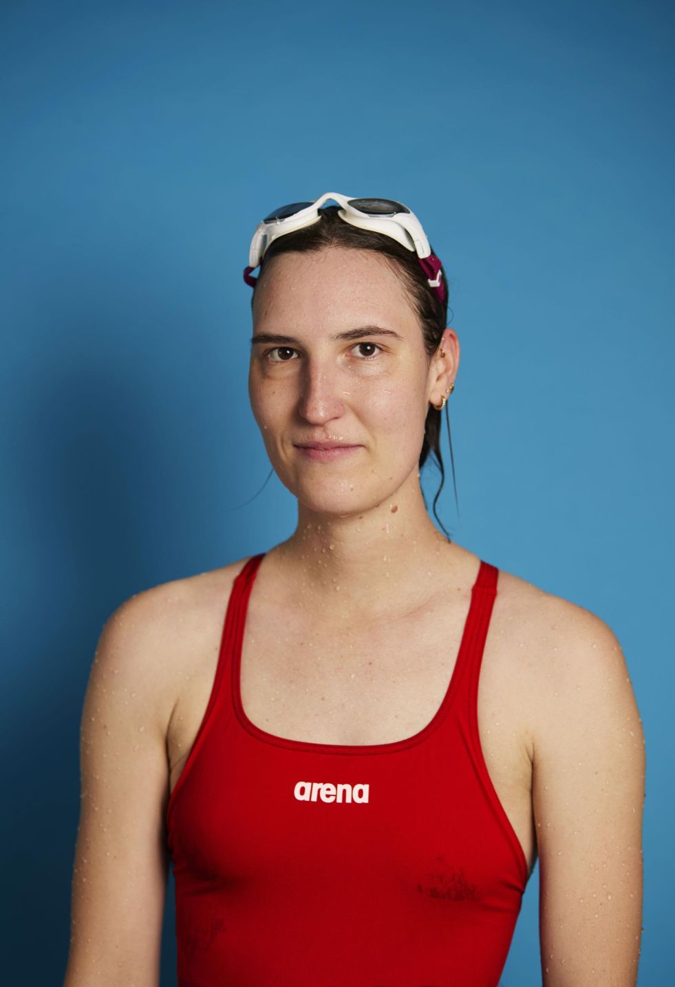 Menschen aus dem Wasser - Porträts von Schwimmerinnen und Schwimmern. Projekt in Zusammenarbeit mit dem Kunstkreis Gräfelfing für die Ausstellung Pool Positions.