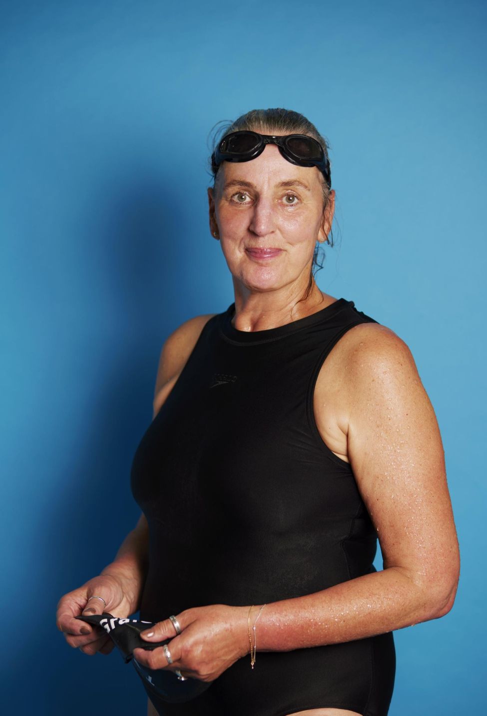 Menschen aus dem Wasser - Porträts von Schwimmerinnen und Schwimmern. Projekt in Zusammenarbeit mit dem Kunstkreis Gräfelfing für die Ausstellung Pool Positions.
