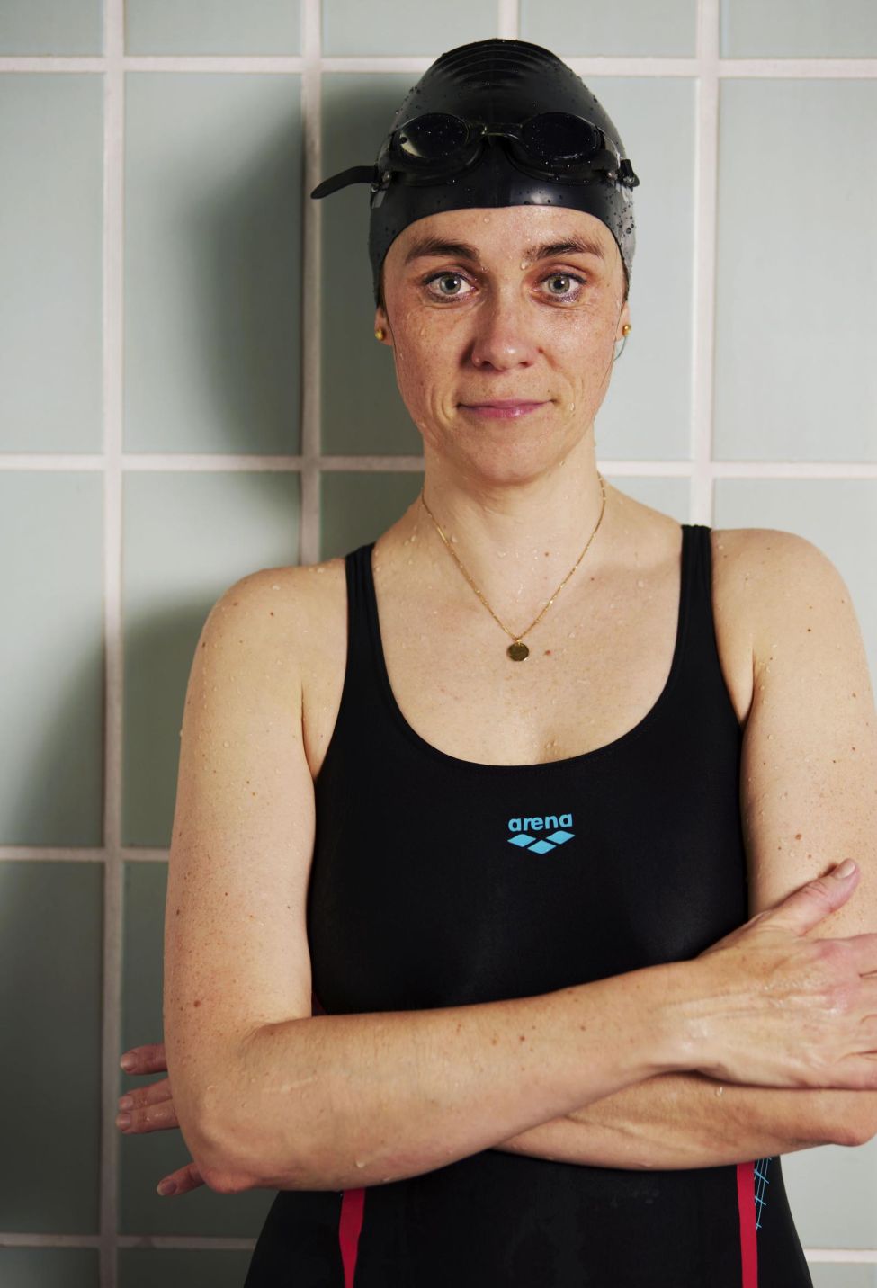Menschen aus dem Wasser - Porträts von Schwimmerinnen und Schwimmern. Projekt in Zusammenarbeit mit dem Kunstkreis Gräfelfing für die Ausstellung Pool Positions.