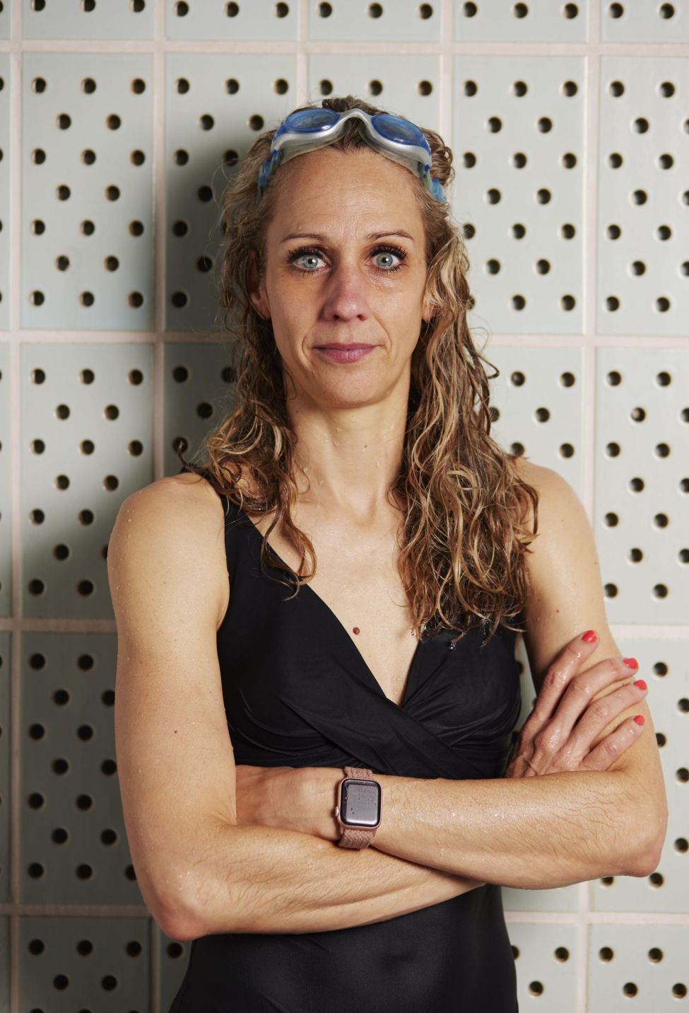 Menschen aus dem Wasser - Porträts von Schwimmerinnen und Schwimmern. Projekt in Zusammenarbeit mit dem Kunstkreis Gräfelfing für die Ausstellung Pool Positions.