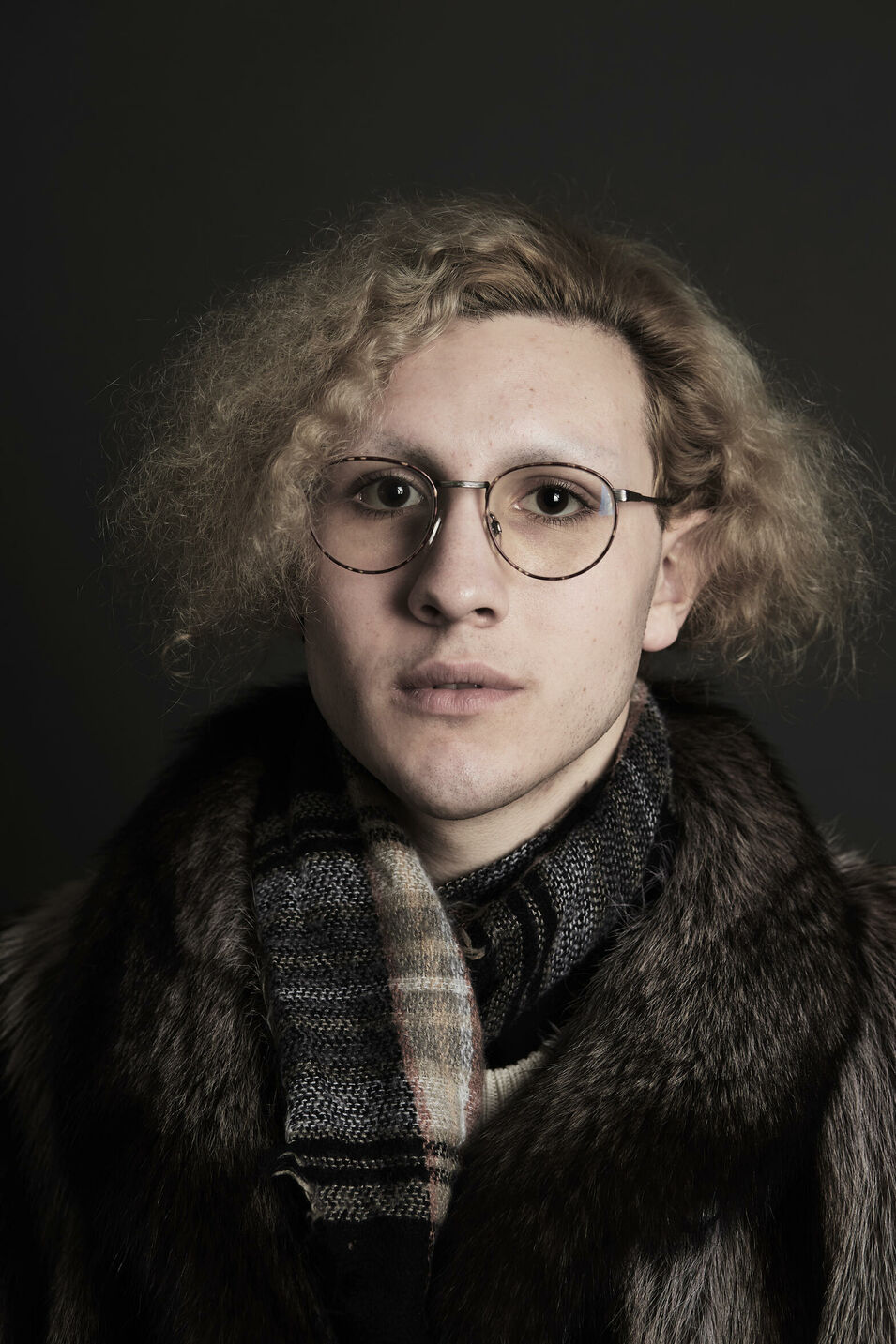 Portrait fotografiert anläßlich der Ausstellung im Münchner Stadtmuseum 'Gesichter der Stadt'