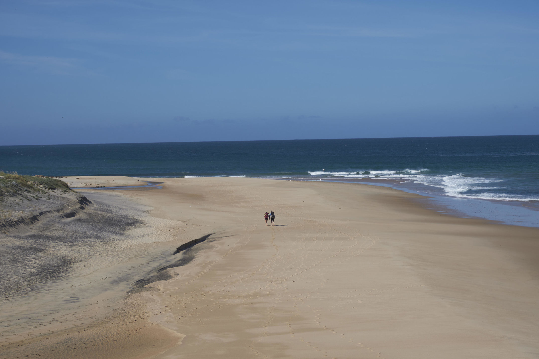 Fischerweg in Portugal. Einer der schönster Fernwanderwege des Landes entlang der Küste von Porto Covo Richtung Süden.