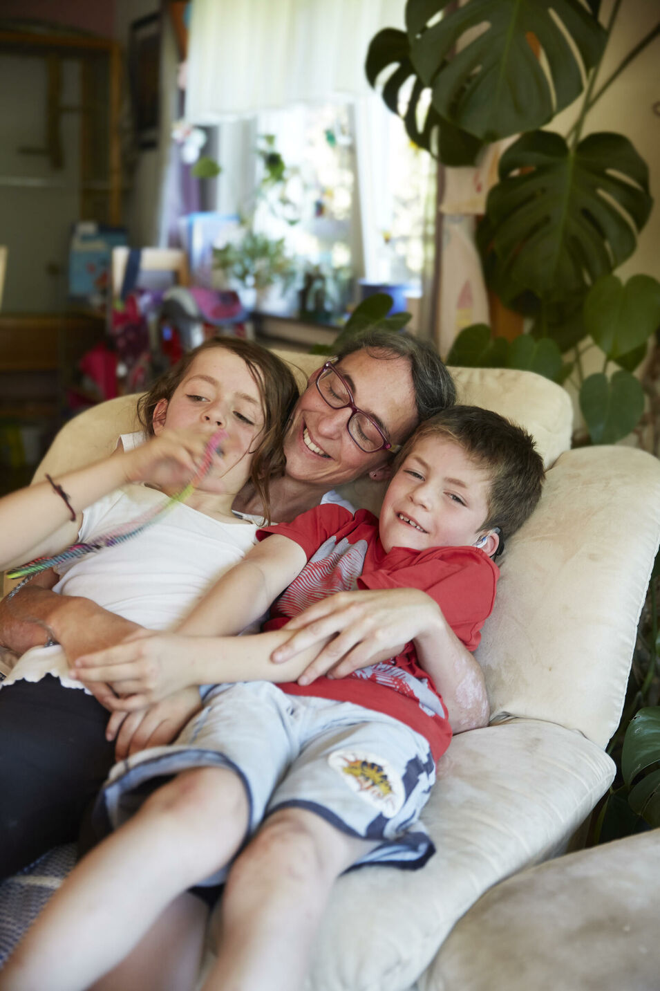 Reportage für den Franziskus Boten über den Alltag zweier Familien mit behinderten Kindern.